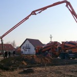 Beton wird gegossen