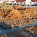 Fundament aufgefüllt