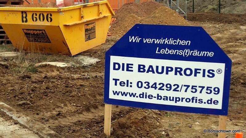 Die Bauprofis Bauschild