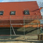 Haus und nur das EG wurde verputzt