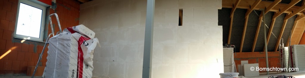 Innenwand zum Schlafzimmer