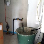Interims Installation Gasheizung