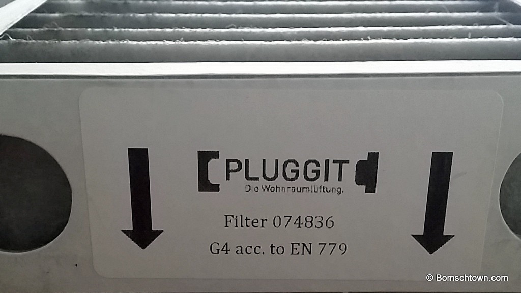 Pluggit G4 Filter mit der Nummer 074836