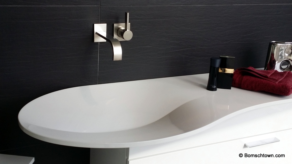 Herrliches Waschbecken, geniale Form